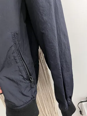 Navy Blue Bomber Jacket thumbnail 12