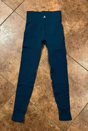 Balance Athletica Topaz Quartz Energy Leggings Teal Size M thumbnail 5