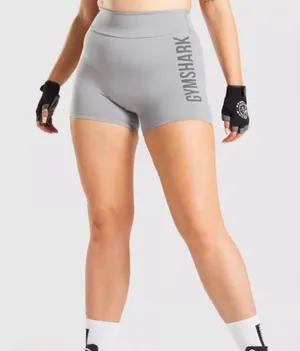 Gymshark Power Shorts in Grey thumbnail 1