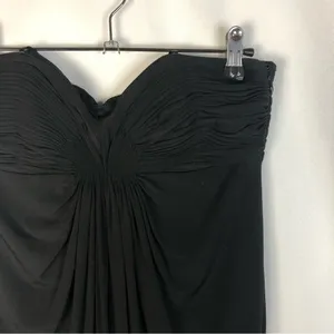 Laundry by Shelli Segal Black Drape Front Sleeveless Cocktail Dress‎ 2 thumbnail 3