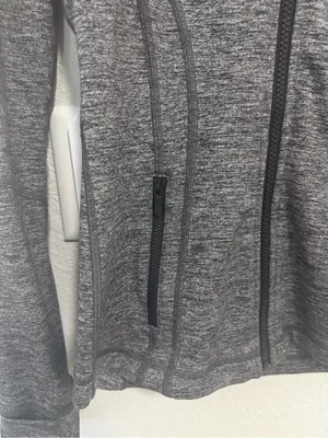 Lululemon Define Jacket Heathered Black Luon Size 4 thumbnail 6
