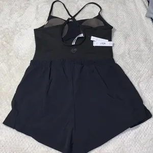 VICTORIA’S SECRET PINK Active Romper — Black | L thumbnail 2