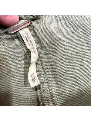 Free People Joshua Tree Utility Jacket Olive Green Cotton Hooded Size XS thumbnail 8