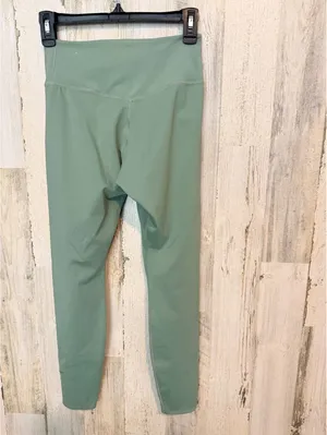 Nike Women's Small Leggings Sage Green High Waist 76% Polyester Workout Gym thumbnail 5