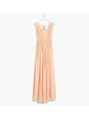 Madewell magnolia Tie Back Maxi dress thumbnail 9