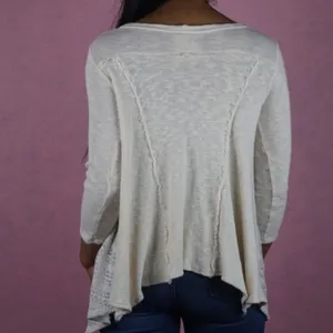 🍁 BLU PEPPER Burnout Embroider Shark Bite Sweater‎ thumbnail 6
