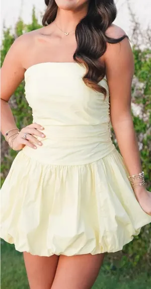 Butter Yellow Dress thumbnail 1