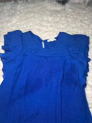 Flowy Blue Dress thumbnail 2