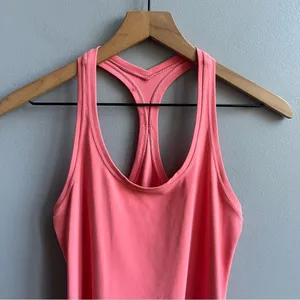 Lululemon Cool Racerback Short Tank Nulu Spiced Chai Mauve Size 6-8 thumbnail 4