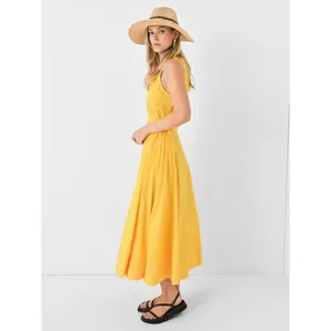Hunter Bell Women's Yellow Maxi Quinn Dress Size 6 $445 thumbnail 2
