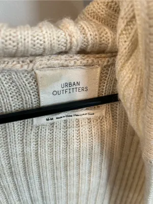 Urban Outfitters Out From Under Poppy Ribbed Knit Hooded Cardigan in Cream thumbnail 3
