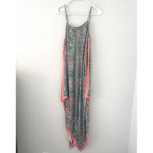Anthropologie Tiny Size-S Flowy Midi Dress Handkerchief Hem‎ Lounge Sleep thumbnail 8