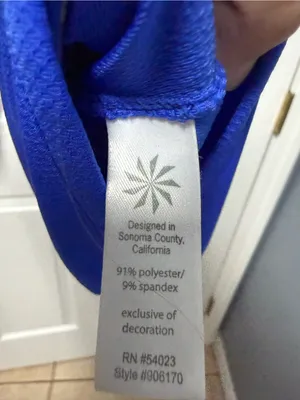 Athleta Electric Blue Long-Sleeve Hooded Tunic thumbnail 5