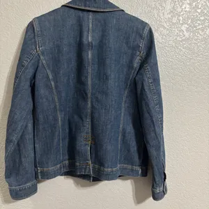 L.L. Bean Womens Size Small Denim Barn Coat Blue 1821 thumbnail 6