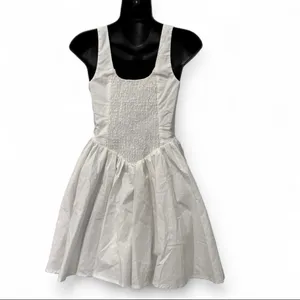 Princess Polly Straplie Mini Dress White thumbnail 6