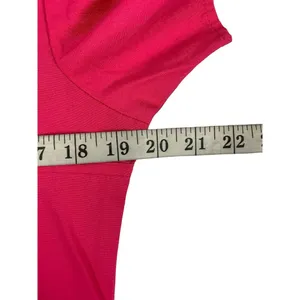 Women's Hot Pink Scrub Top thumbnail 4