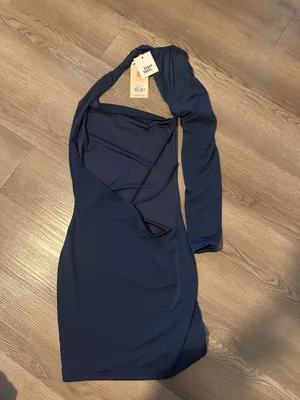 Tiger Mist navy mini dress  thumbnail 5