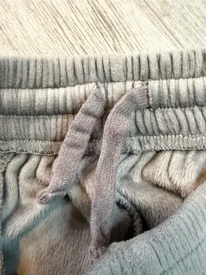SKIMS Velour Velvet Gray Wide Leg Pants Sweatpants Size Small Cozy Soft Cuddle thumbnail 8