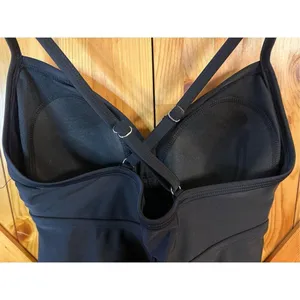 Ingrid & Isabel Maternity Cross Drape X-Back Tankini Maternity Swim Wear Small n thumbnail 4