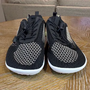 Hike‎ Footwear NEW HF Flow Barefoot Sneakers Cloud Series Black Cream Size 8/8.5 thumbnail 3