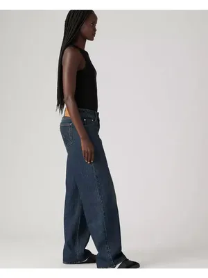 Levi's 30x34 Premium Low Loose Women's Jeans Tomorrow Morning Dark Wash thumbnail 4