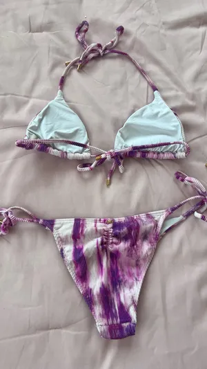 Salty Crew Magenta Design Bikini set thumbnail 4