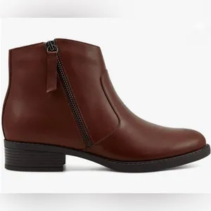 Easy Spirit Rich Brown Ankle Booties Size 9.5 thumbnail 4