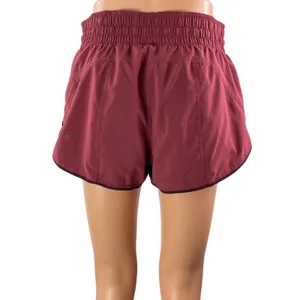 Lululemon Choose a Side Short Red Workout Yoga Gym Athletic Running Shorts Sz S thumbnail 3