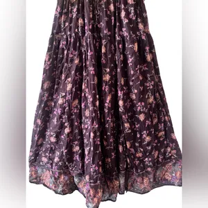 Free People Lysette Floral Maxi Dress Sz M thumbnail 3