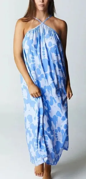 Citrine Petra Dress in blue ladies XS thumbnail 1