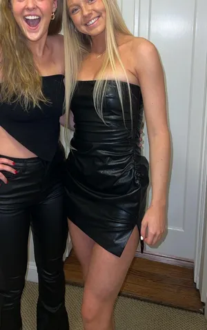 Xs Black Leather Mini Dress Nia Boutique thumbnail 6