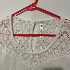 Kuhl Women’s Small Crochet Short Sleeve White Shirt thumbnail 5