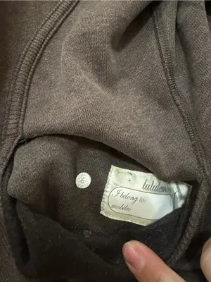 lululemon athletica Women's Dark Brown Full-Zip Hooded Sweatshirt thumbnail 6