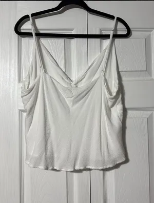 Abercrombie Tank Top White Crop thumbnail 2