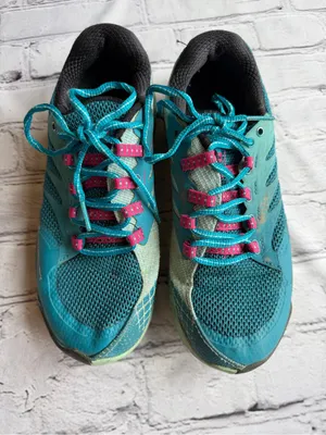 Merrell All Out Charge Trail Running Shoes 7.5 ALGIERS BLUE/ADVENTURINE Womens thumbnail 2