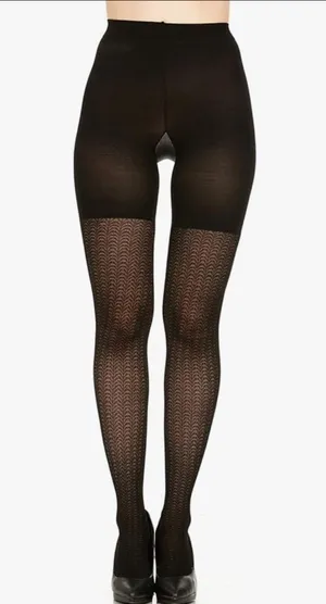 Spanx Love Your Assets Wish Bone Textured Shaping Tights by Sara Blakely thumbnail 1