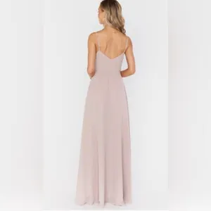 Show Me Your‎ Mumu NWT Faith Maxi Dress Dusty Blush Pink Size XS Bridesmaid thumbnail 3
