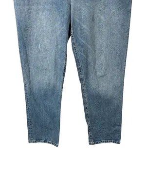 Abercrombie and Fitch The 90s Straight Leg Ultra High Rise Denim Jeans Size 16 thumbnail 6