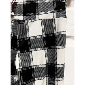No‎ Boundaries Black White Plaid High Rise Leggings Juniors Size S 3-5 NWT thumbnail 5