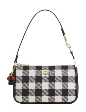 Coach Nolita 19 With Gingham Print And Charm thumbnail 1