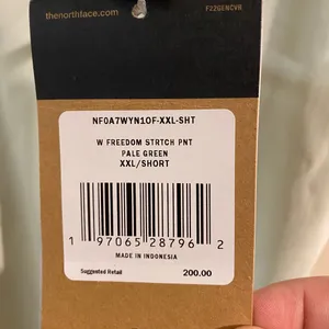 NWT Women's The North Face Freedom Stretch Snow‎ Pants Pale Green Size XXL 2XL thumbnail 5
