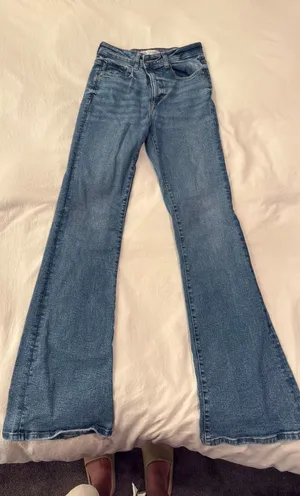 ZARA High-Rise Flare Jeans thumbnail 1