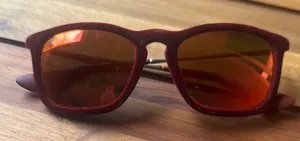 rayban Chris  Burgundy Sunglasses thumbnail 1