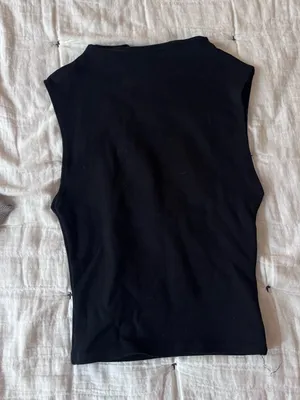 Zara Sleeveless Black Women's Top thumbnail 1