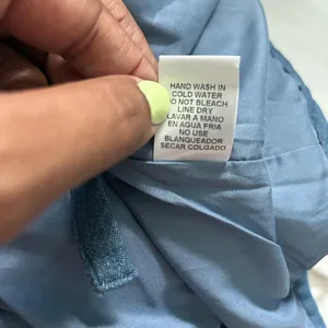 In the beginning | quilted tie denim vest thumbnail 8