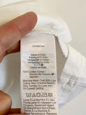 NWT *FLAWED* Madewell White Cotton Relaxed Oversized Tee - Size: Medium thumbnail 4