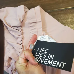 Movement shorts buttery soft with pockets on side size small blush pink color thumbnail 3