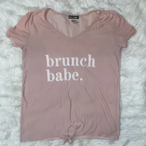 Charlotte Russe Light Pink Stripe Print Pajama Set thumbnail 4