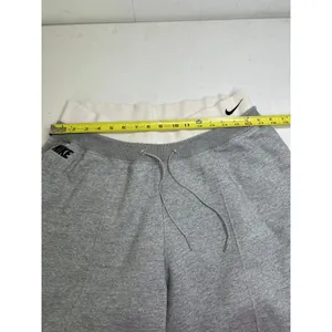 Nike Women's Sportswear Icon Clash Easy Fleece Joggers in Light Gray Size XXL thumbnail 9