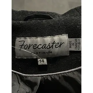Womens Forecaster Sport Zip Parka Coat 14 Black Lined REAL FUR‎ Hood thumbnail 8